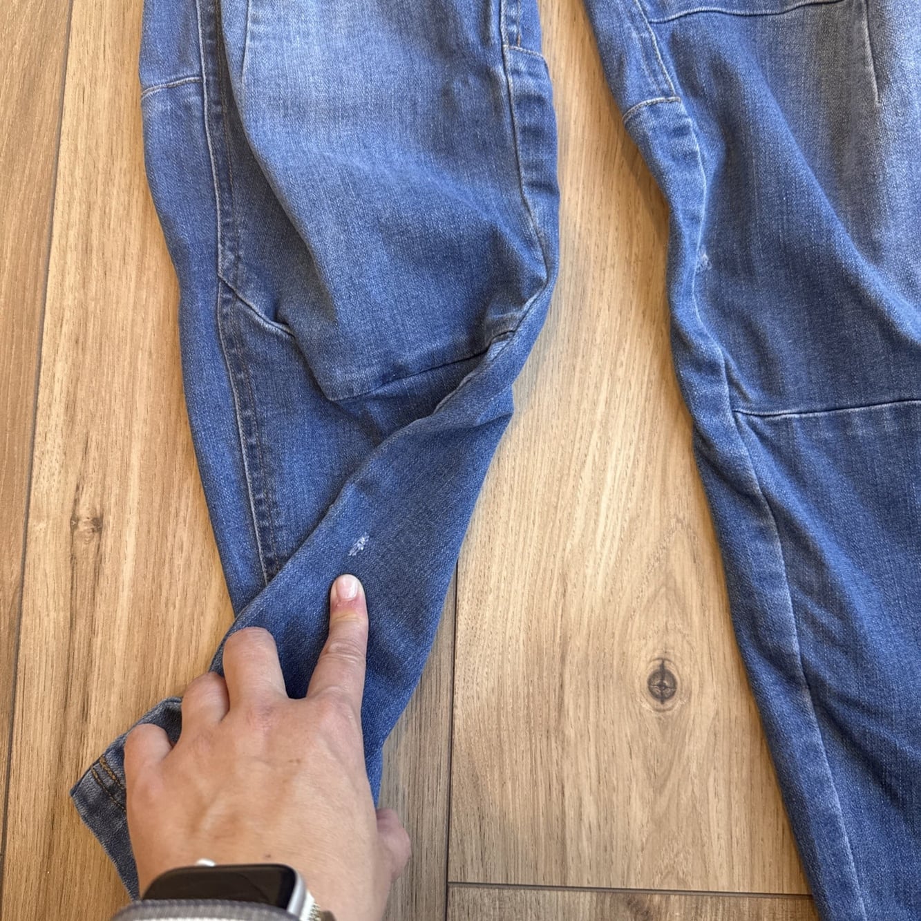 Ripton & Co Womens Denim Bike Pants Size S Blue Cycling Mountain Trail Jeans — image 8 of 8